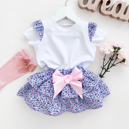 Souprava tričko a sukně  "Šeřík"