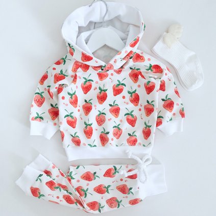 Tepláková souprava "Jahody"