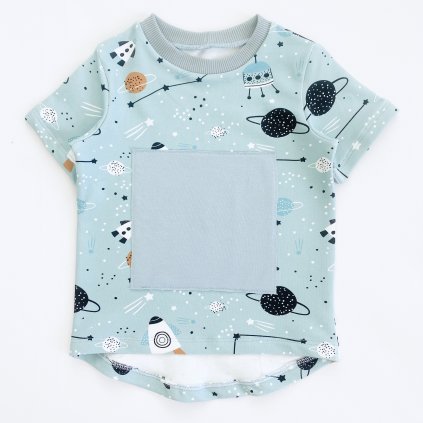 Tričko s aplikací "Vesmír"