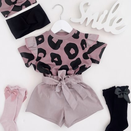 2-dílná souprava tričko a kraťasy  "Leopard"