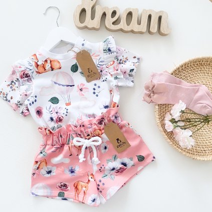 2-dílná souprava tričko a kraťasy  "Srnky"