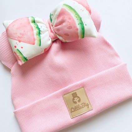 Čepice "Myška Minnie růžová"