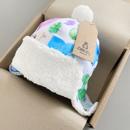 Ušanka s beránkem "Dino"