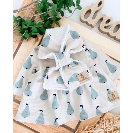 Šaty žebrované "Hrušky"