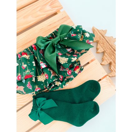 Sukně vánoční zelené