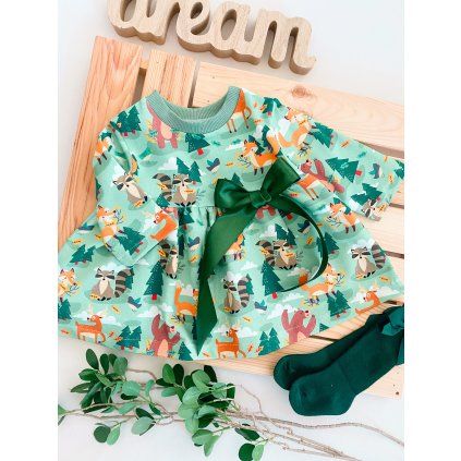 Šaty pohádkový les