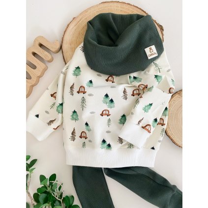 Mikina bez  kapucí "Les"