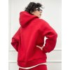 Dámská mikina s kapucí červená