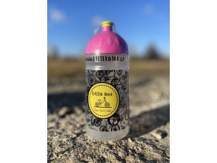 Dětská lahev na pití Little Bike 500 ml růžová