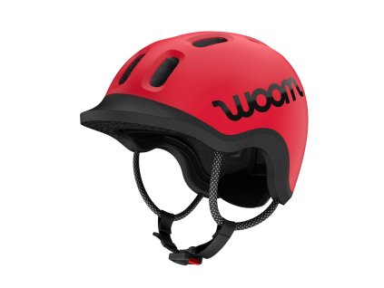 High Res READY KIDS HELMET Perspective View woom red Product