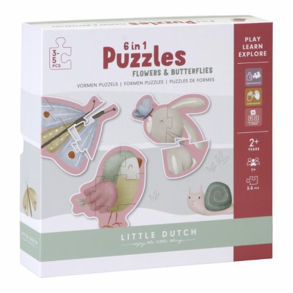 4760LD 12 littledutch puzzle 6v1 kvety a motyle pre dievca littlebird (8)