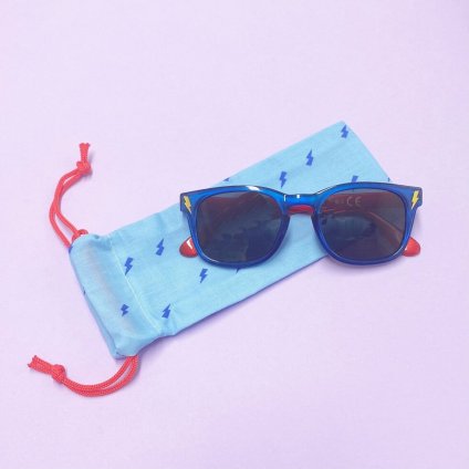 rockahula kids detske slnecne okuliare modre blesk lightnig flash sunglasses blue littlebird