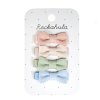 sponky do vlasov mašličky lanové meadow linen bow clips rockahula