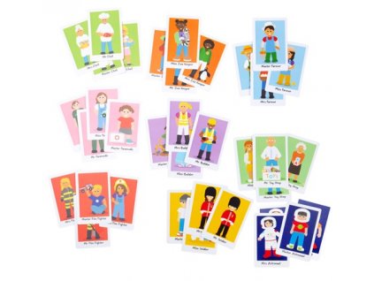 Bigjigs Toys Karetní hra Šťastná rodinka