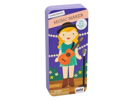 Petitcollage Magnetické puzzle Muzikantka