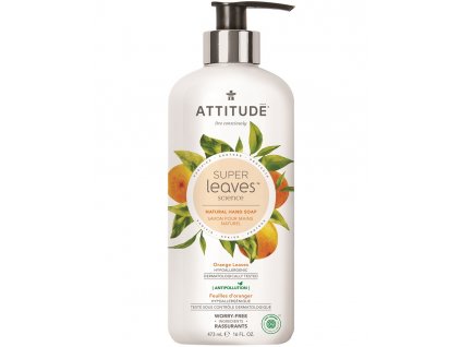 Přírodní mýdlo na ruce ATTITUDE Super leaves s detoxikačním účinkem