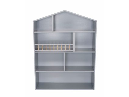 h13222 house shelf large grey