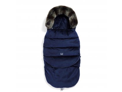 Luxusní fusak do kočárku La Millou VELVET COLLECTION Aspen Winterproof Royal Navy