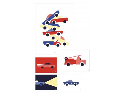 Set plakátů LILIPINSO Cars