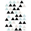Samolepka LILIPINSO Black and mint triangle "A3"