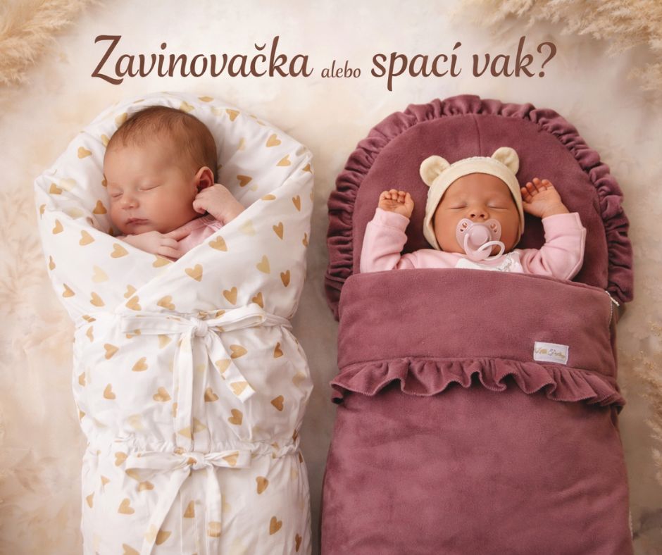 Zavinovačka alebo spací vak pre bábätko – čo vybrať a do akého veku?