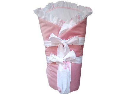 Zavinovačka bavlnená so vzorom mašličky