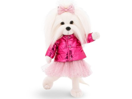 Maltezáčka Mimi v ružovej lesklej bundičke Orange Toys littlefantasy