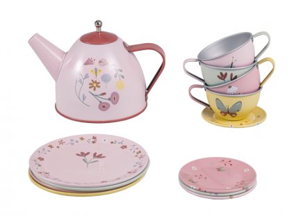 ČAJOVÝ SET KVETY kovový LITTLE DUTCH littlefantasy novinka