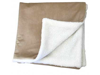 Detská deka zimná s barančekom cappuccino 80 x 80 cm Little Fantasy Little Fantasy 2023 10 07T162259.283