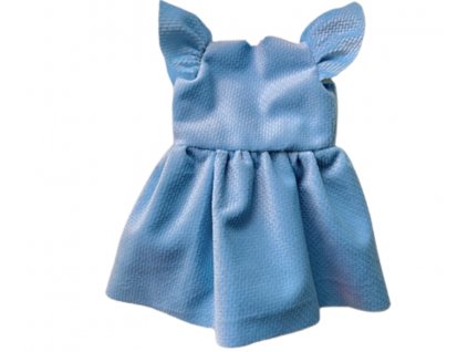 Modré šaty letné pre bábiku 32 cm Little Fantasy