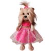 Oblečenie pre psíkov- ružové šaty s tylovou sukňou Little Fantasy