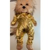 Zlatá kombinéza pre psíka
