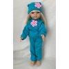 Bábika Paola Reina 32 cm v teplákovej súprave Little Fantasy tyrkysova