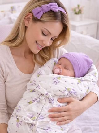 Retro páperové zavinovačky na 3 šnúrky Little Fantasy= sladký a pokojný spánok Vášho bábätka. Perinky sú plnené husacím...