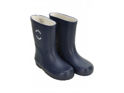 3805NOOS Wellies Solid Blue Nights Main