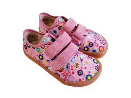 FRODDO barefoot plátenky G1700379-5 multicolor