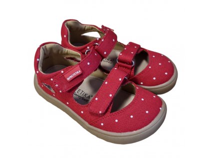 Protetika barefoot sandále TAFI red