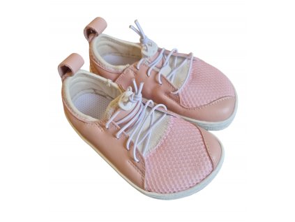 Pegres sieťované barefoot tenisky LIMITKA BF53L pink