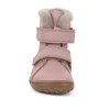 FRODDO zimné barefoot topánky FURRY BOOT - PINK G3160248