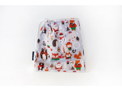 Vánoční látkový pytlíček