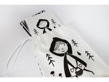 Látkový pytlíček pro kontrastní kartičky