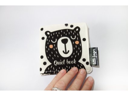 Šustící látková kniha se zvířátky