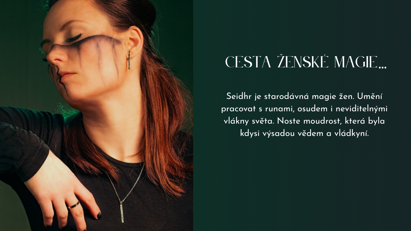 Dámské šperky Sedhr inspirované runami, Freyou a severskou magií