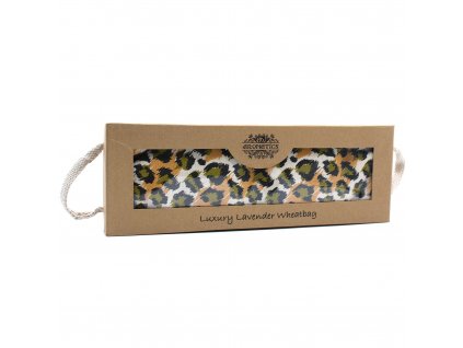 LPTP07 Levandulovo pšeničný terapeutický polštář Noční Leopard 01