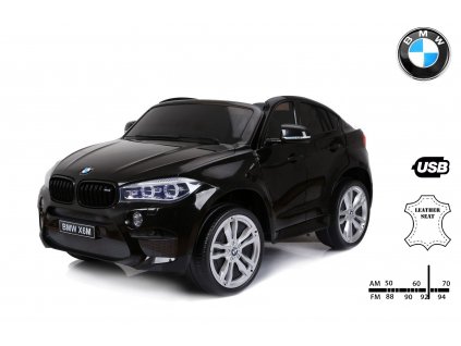 Elektrické autíčko BMW X6 M, 2 miestne, čierne (20)