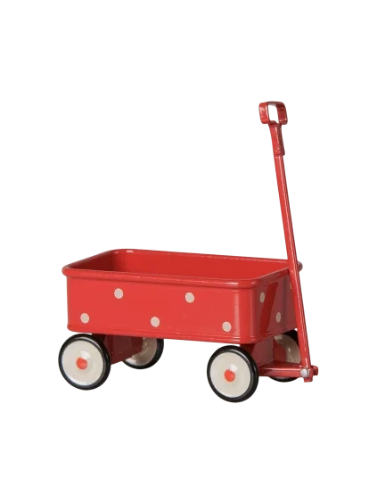 VOZÍK PRE MYŠKY red MAILEG