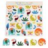 29164 wild wonders stickers 3 sheets