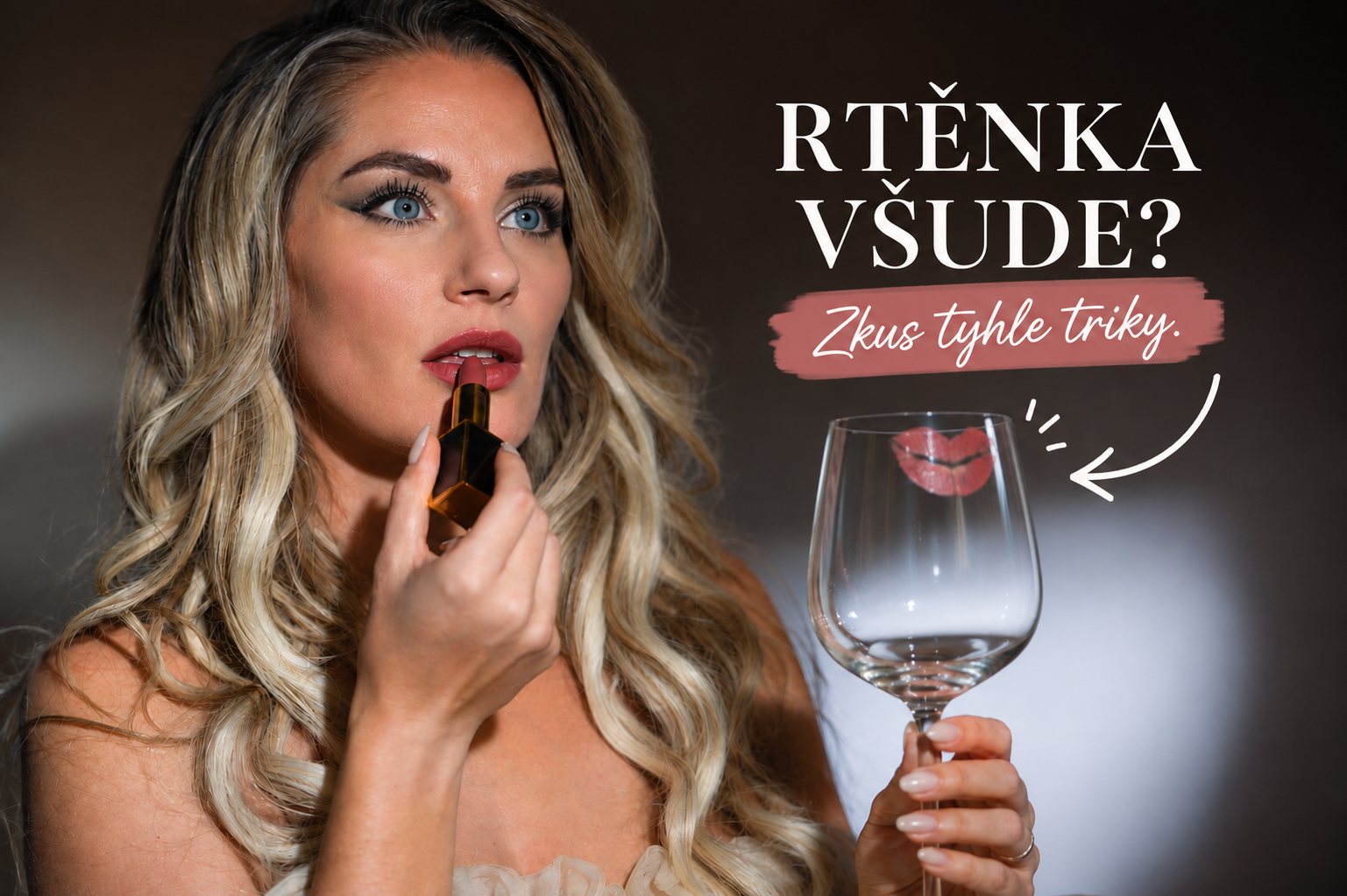Jak prodloužit výdrž rtěnky a zabránit obtiskování?