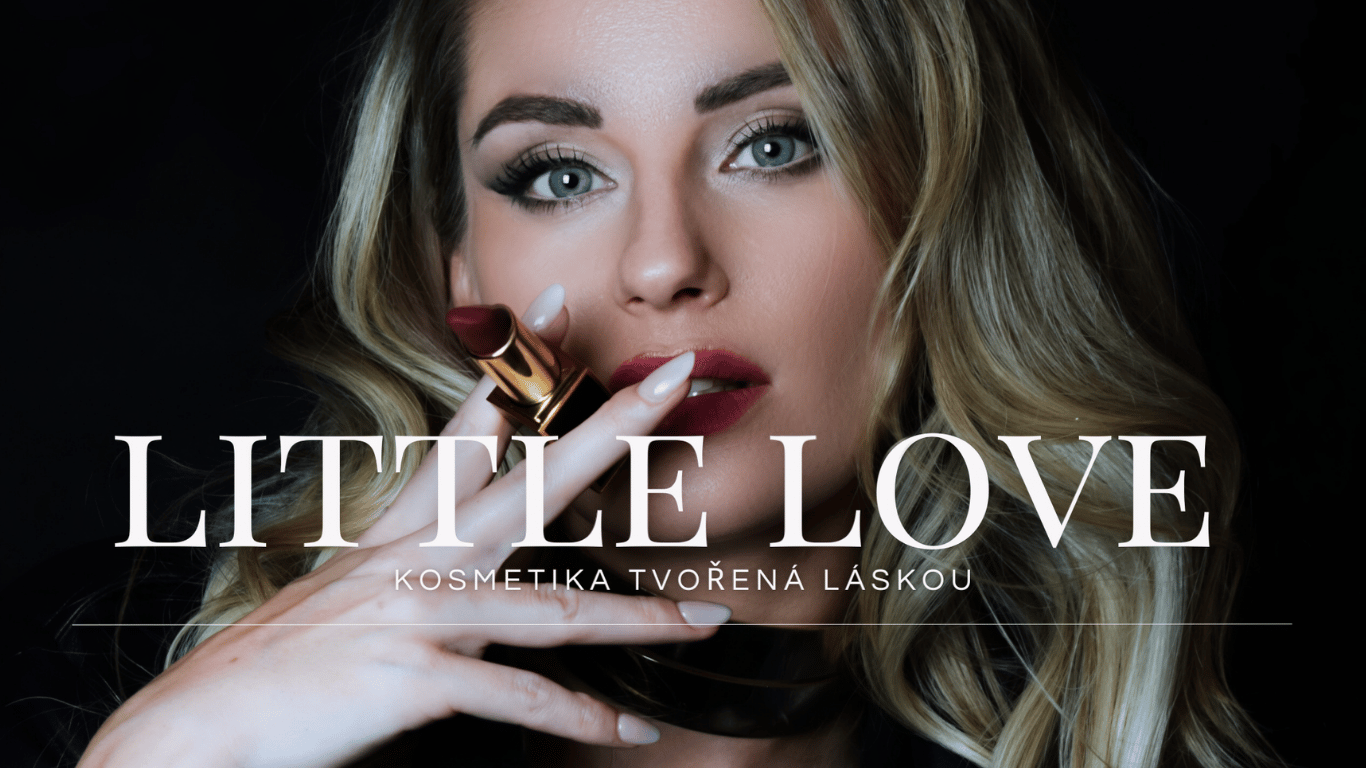 Karin Little Love – úvodní banner značky Little Love Cosmetics s rtěnkou Universal Nude.