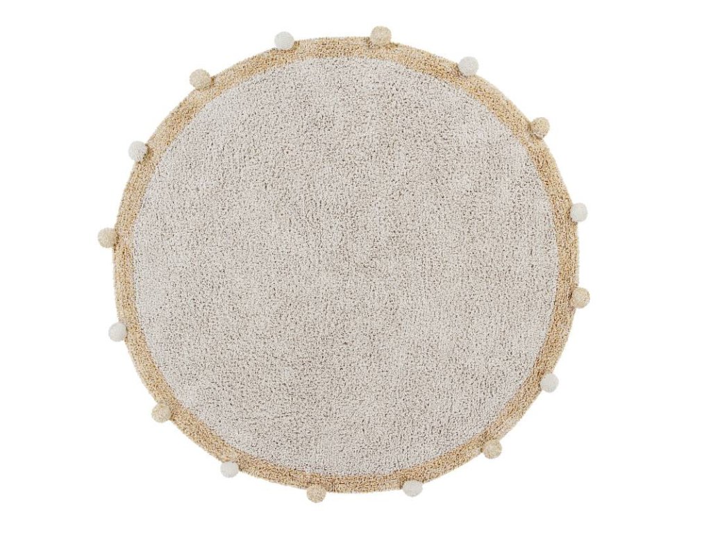 Koberec Bubbly, natural-honey (O120cm) | Lorena Canals